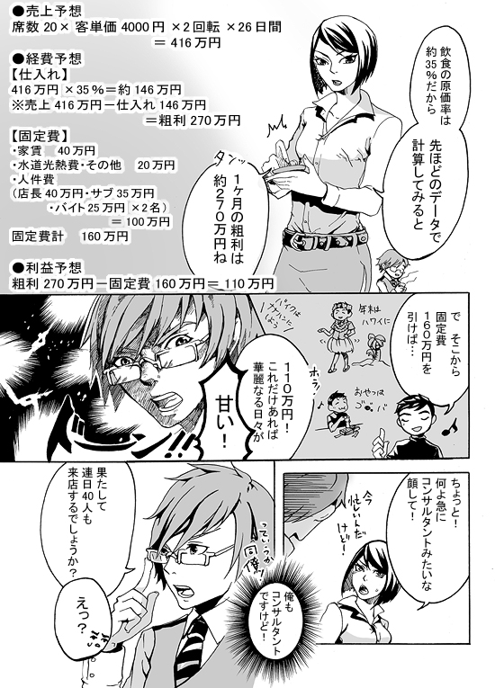 マンガで経営アドバイス|第2回 「オレの友人は常連客になってくれるか?」